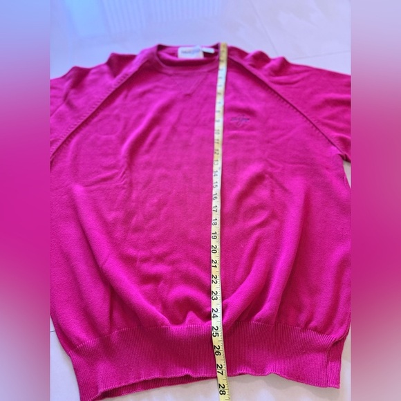 Mark Scot Collection La gorce  pink Round-Neck Sweater~ Large long sleeve - Picture 16 of 16